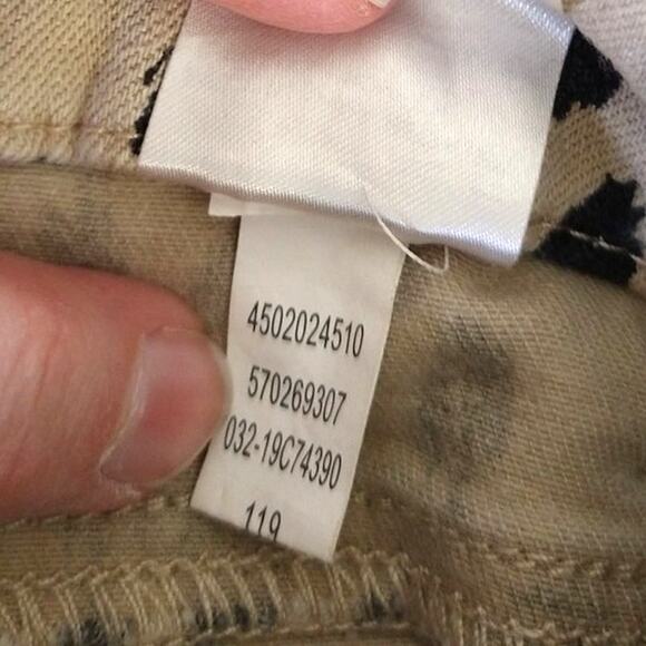 Chico's So Slimming girlfriend slim leopard print ankle jeans size (4 - 6) - Picture 8 of 13